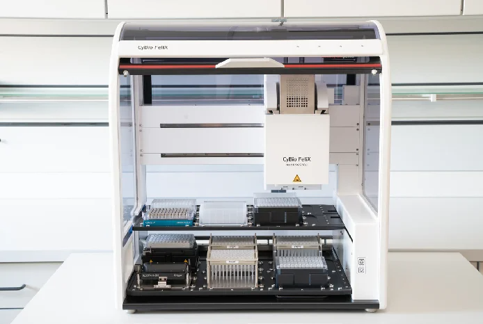 Automated size selection of NGS libraries for HLA diagnostics